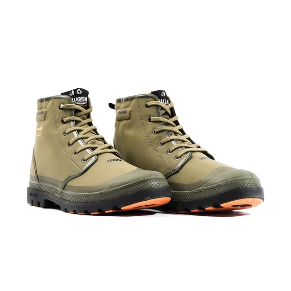 PALLADIUM PAMPA RCYCL LITE+ WP+ 再生科技 輕量 防水 高筒 穿搭 休閒鞋 男 08848377 軍綠