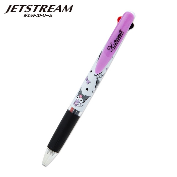 小禮堂酷洛米日本製油性三色筆0.5mm Jetstream (紫白款) 4550337