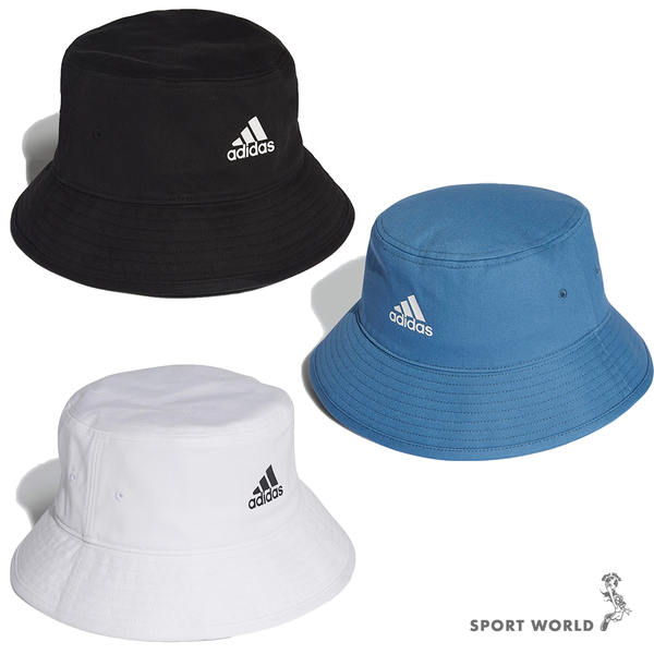 Adidas Cotton Bucket 帽子 漁夫帽 流行 休閒 黑/白/藍【運動世界】H36810/H36811/HE4961