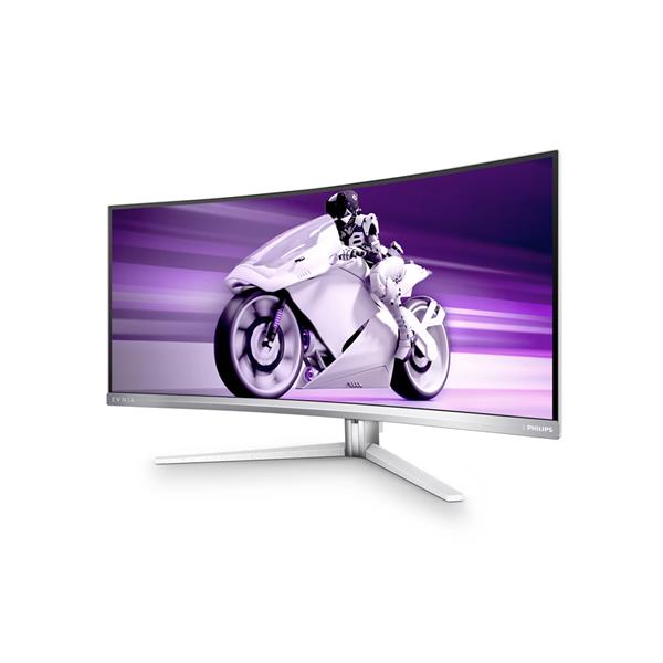 PHILIPS 飛利浦 34型 QLED 曲面電競螢幕顯示器(白) 34M2C8600 product thumbnail 2