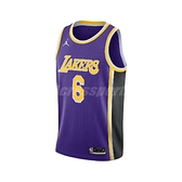 Nike 球衣 LA Lakers 洛杉磯 湖人隊 紫金 LeBron James 6 【ACS】 CV9481-513