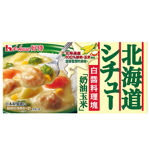 好侍 北海道奶油玉米白醬料理塊(180G)【愛買】 product thumbnail 2