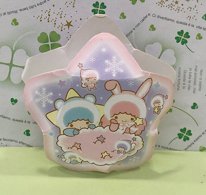 【震撼精品百貨】Little Twin Stars KiKi&LaLa 雙子星小天使~Sanrio 貼紙-熊兔#54304