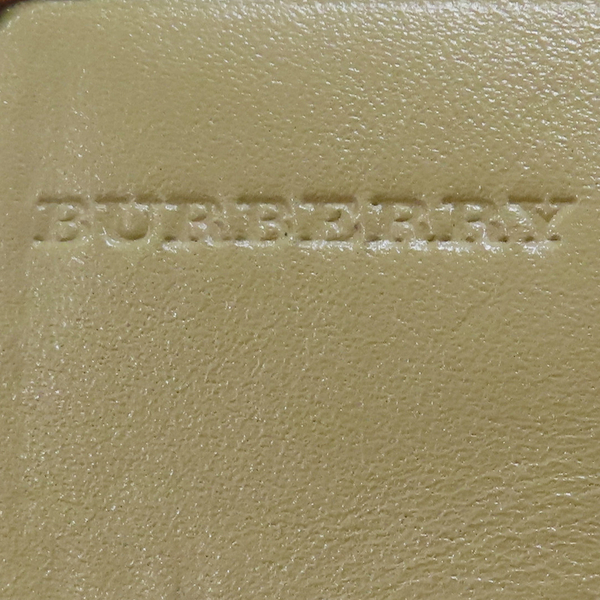 【二手名牌BRAND OFF】BURBERRY 巴寶莉 卡其色 牛皮 扣式長夾 product thumbnail 6