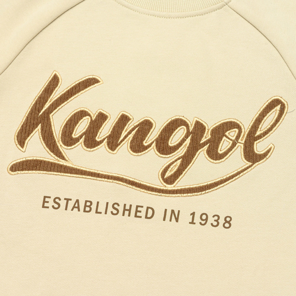 KANGOL 女童 洋裝 米白 卡其 貼布 童裝(布魯克林) 6254158001 6254158032 product thumbnail 4