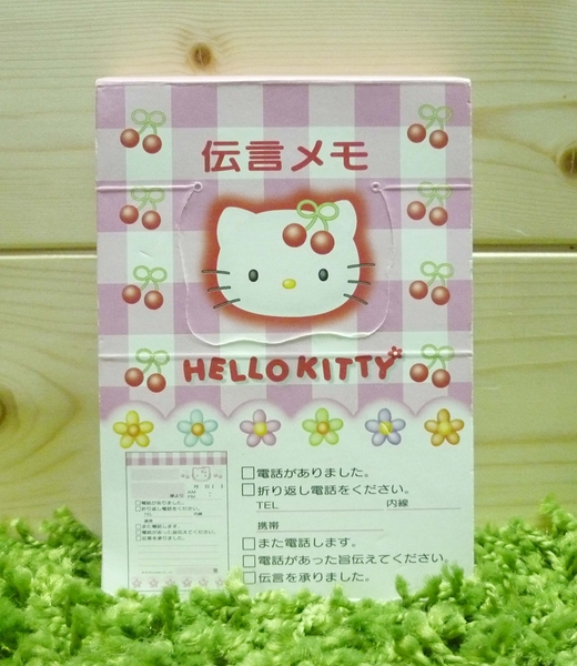 【震撼精品百貨】Hello Kitty 凱蒂貓~留言便條-櫻桃【共1款】