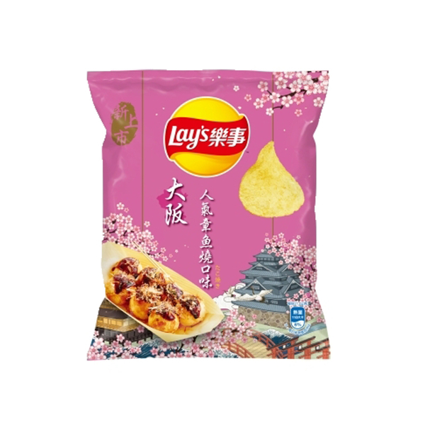 大阪人氣章魚燒口味洋芋片