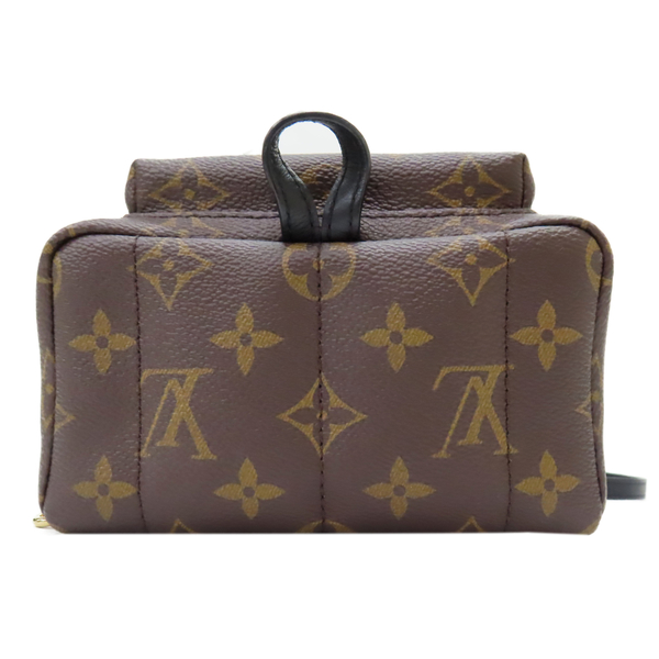 【二手名牌BRAND OFF】LOUIS VUITTON LV 路易威登 棕色 原花 PVC塗層帆布 Palm Springs Mini 後背包 M44873 product thumbnail 4