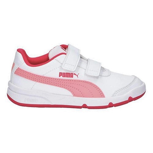 PUMA Stepfleex 2 SL VE V PS 女款 童鞋 粉白色 運動鞋 19252216【KAORACER】 product thumbnail 3