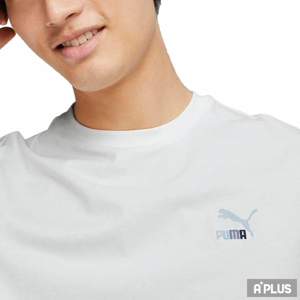 PUMA 男 流行系列Classics Denim短袖T恤 簡約 質感 歐規-53736802