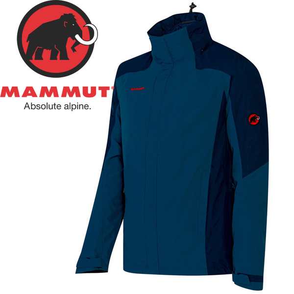 【MAMMUT 男 MA Ayako GORE-TEX 兩件式外套《藍》】1010-14040/兩件式外套/防水外套