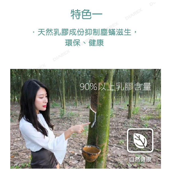 妙管家 泰舒服天然乳膠枕60x37cm(泰國原裝進口) HKLP-001 product thumbnail 3