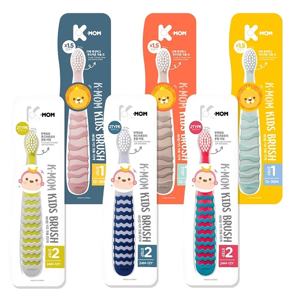 韓國 MOTHER-K 幼兒牙刷 兒童牙刷 (1-12歲) 寶寶牙刷 4544 K-MOM