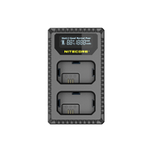 NITECORE USN1 液晶顯示 USB 雙槽快充充電器 For Sony NP-FW50 公司貨