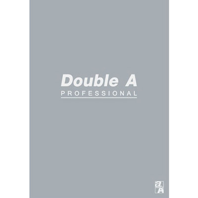 Double A DANB12166 A5 25K膠裝固頁橫線筆記本/記事本 灰 40張入