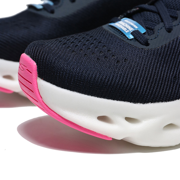 SKECHERS GO RUN SWIRL TECH 女 健走鞋 運動鞋 增高氣墊 128791NVY product thumbnail 4