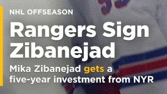 Is Mika Zibanejad worth the five-year investment from Rangers?