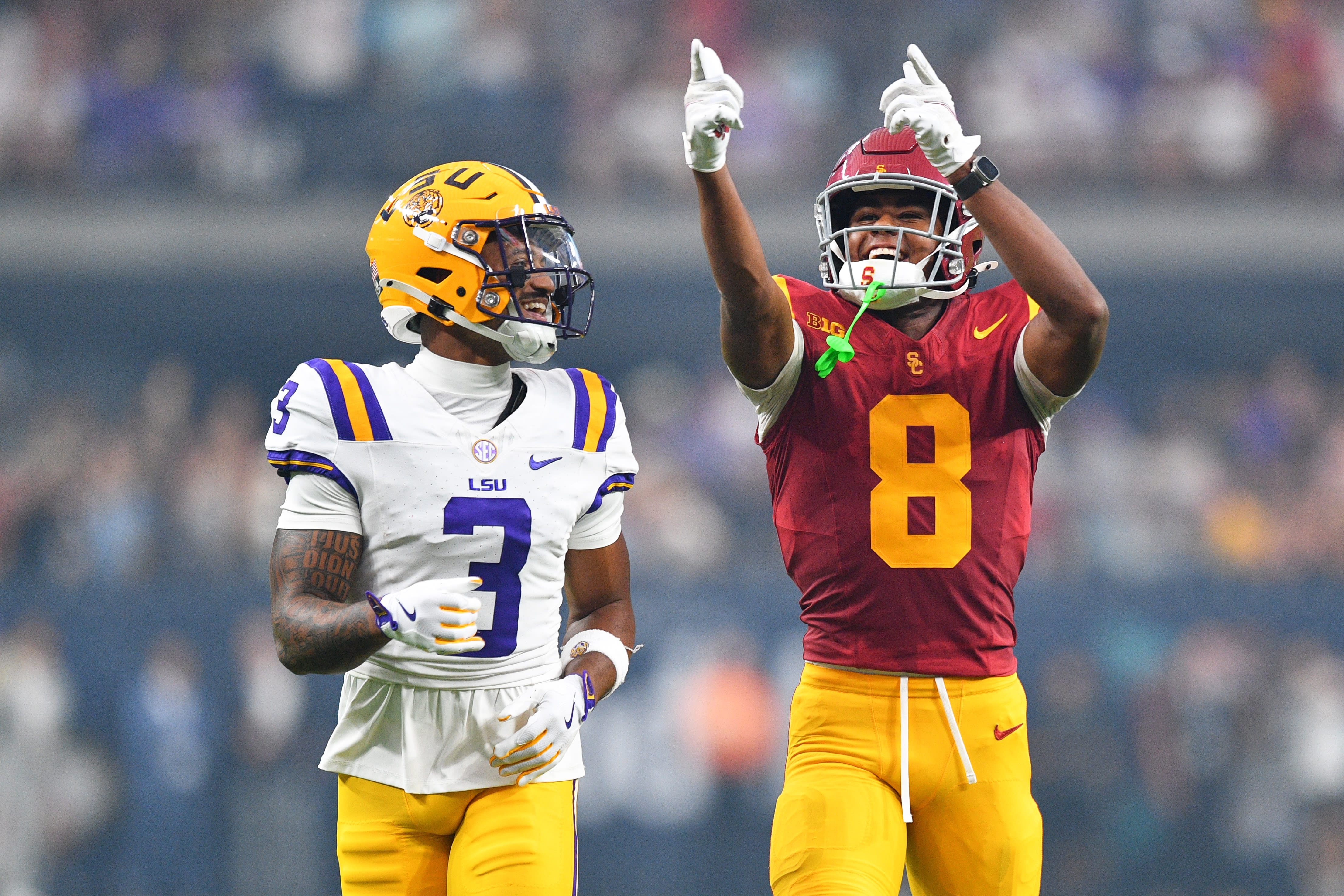 Follow live: No. 13 LSU and No. 23 USC going back-and-forth in Las Vegas