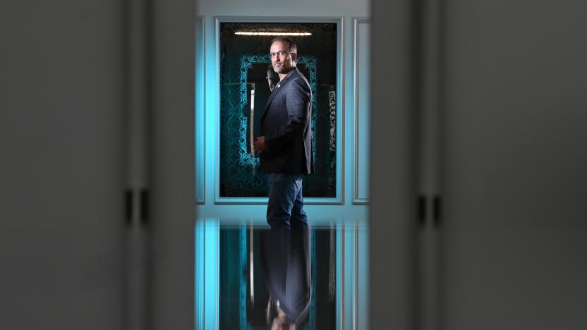 WASHINGTON, DC - AUGUST 22: Peiter Zatko, who is also known as Mudge poses for a portrait on Monday August 22, 2022 in Washington, DC. He has worked for Google and Twitter. (Photo by Matt McClain/The Washington Post via Getty Images)