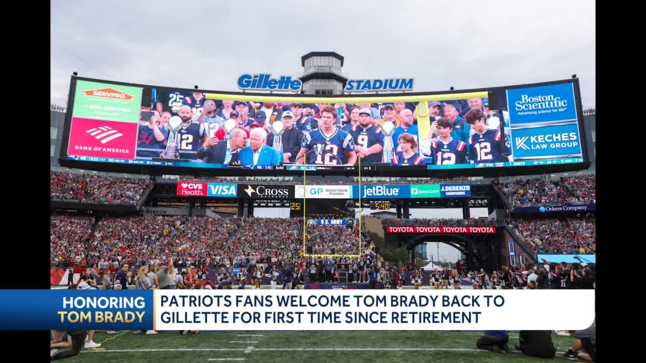 New England Patriots to honor Tom Brady at the 2023 season opener at Gillette  Stadium – Boston 25 News