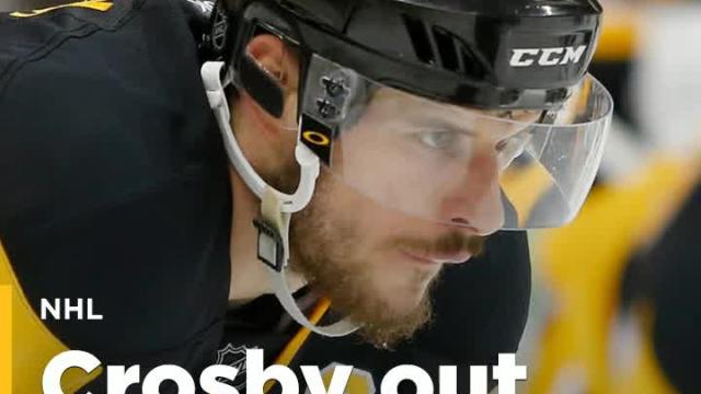 Crosby out for weeks