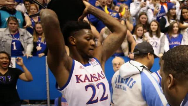 No. 1 Kansas, Kansas State to share the court for first time since brawl