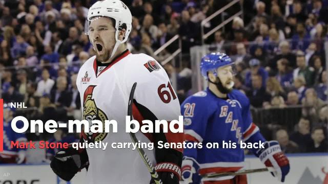 Senators' Mark Stone is the biggest one-man band in hockey