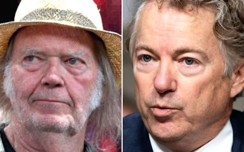 Rand Paul Tweaks Neil Young Song To Support Joe Rogan And Twitter Can't Even