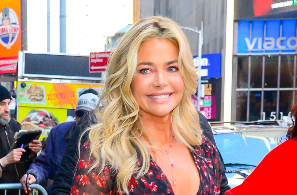 Denise Richards Encouraged Husband Aaron To Get A Happy