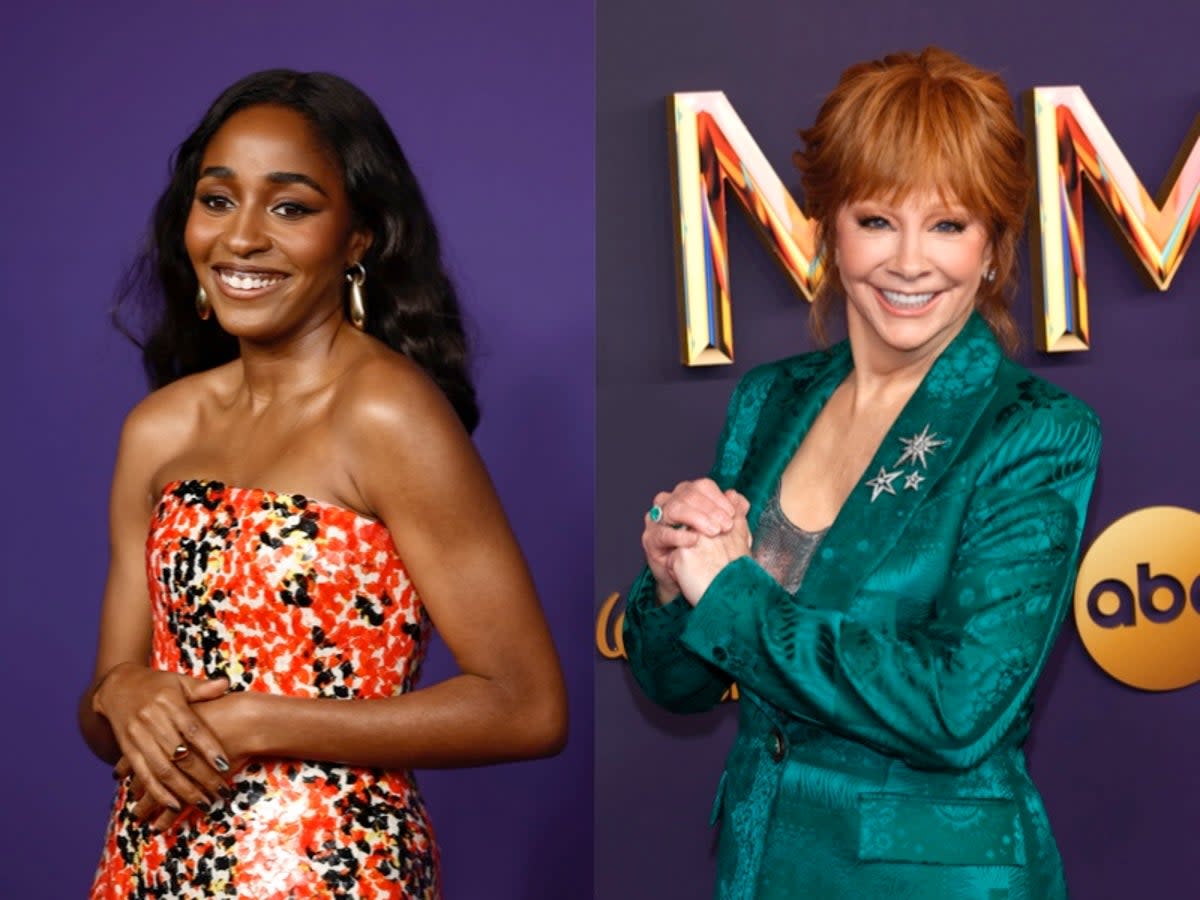 Ayo Edebiri ‘absolutely freaked out’ over Reba McEntire at the 2024 Emmys