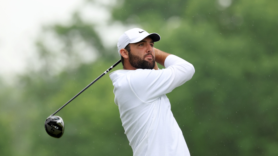 Yahoo Sports - Scheffler was back at Valhalla Golf Club in time for his second-round tee
