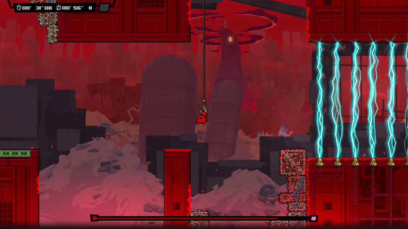 'Super Meat Boy Forever' on PC via Epic Games Store