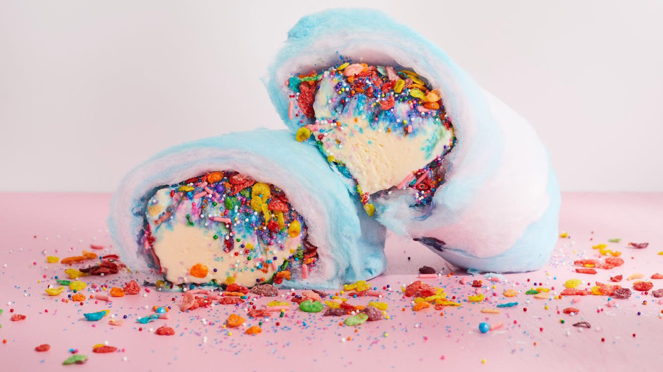 This Cotton Candy Ice Cream Burrito Recipe Brings Your Sweet Tooth S Wildest Dreams To Life