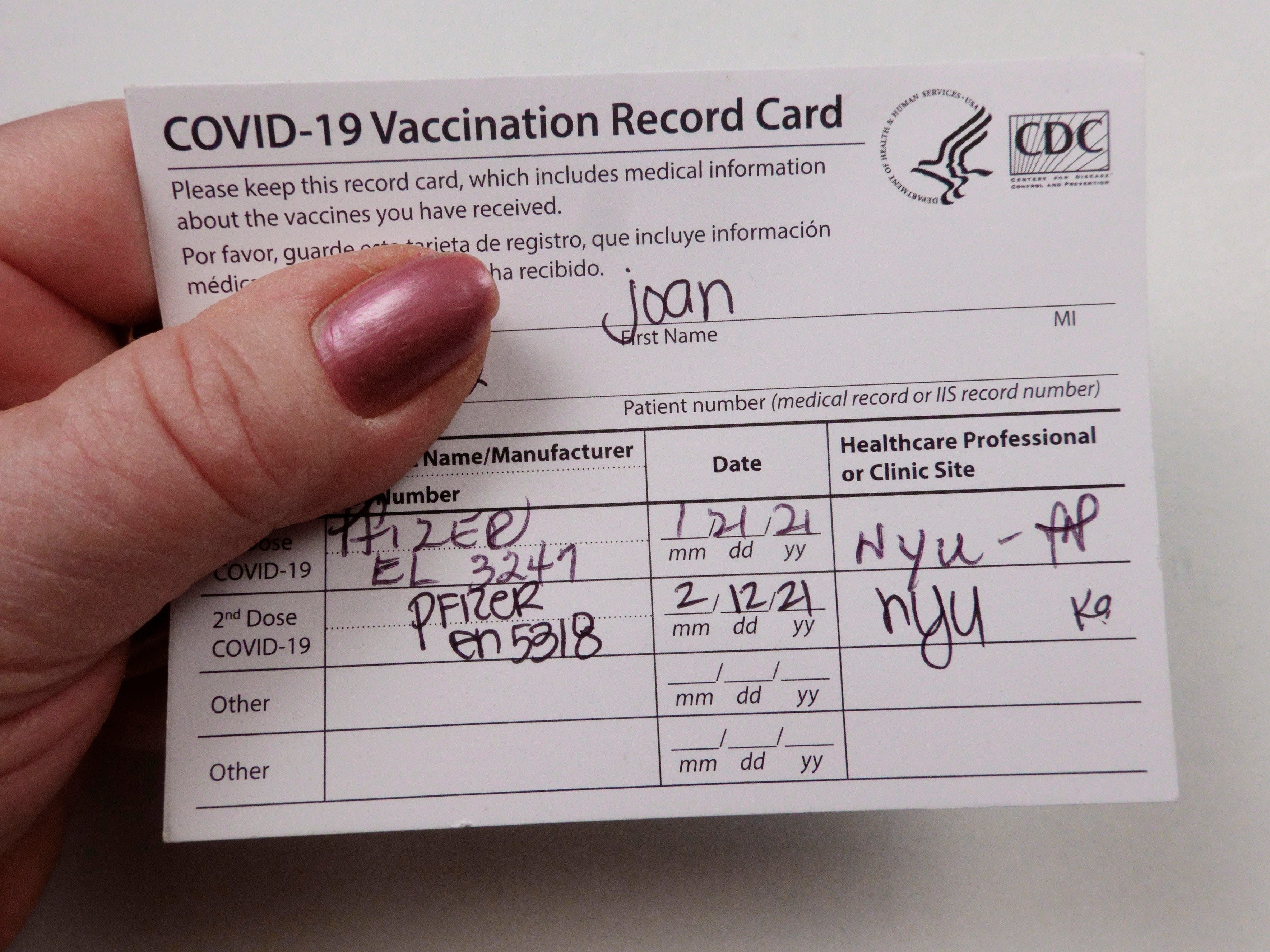 What To Do If You Lose Your Covid 19 Vaccine Card