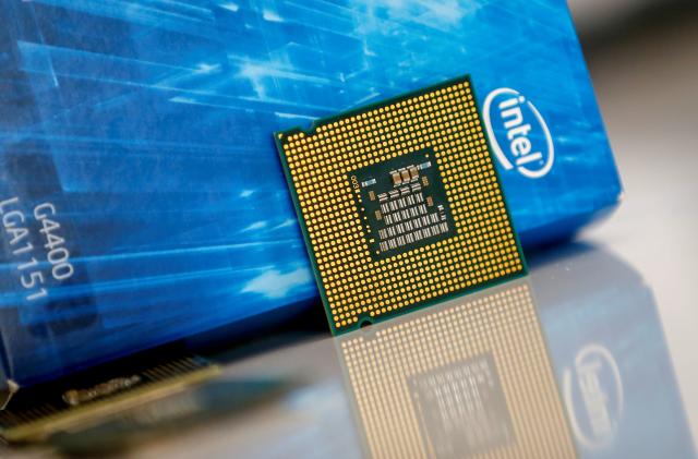 ANTALYA, TURKEY - DECEMBER 6: Intel processor chip for Samsung is seen in this illustration photo in Antalya, Turkey on December 06, 2019. (Photo by Mustafa Ciftci/Anadolu Agency/Getty Images)