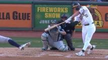Gelof's solo shot give A's early lead over Mariners