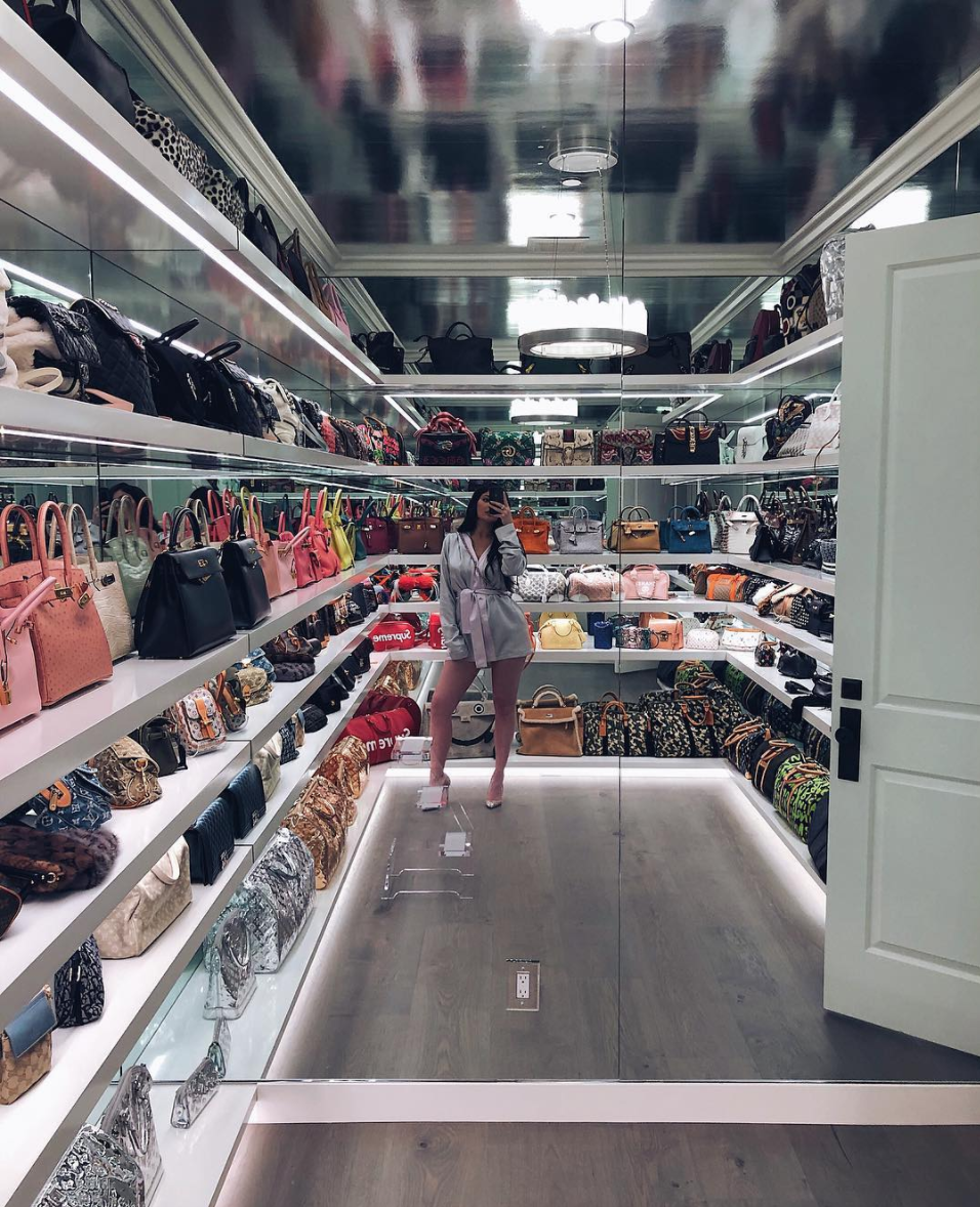 kylie jenner closet tour