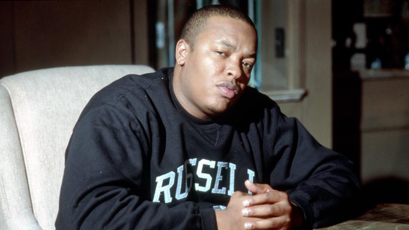 NEW YORK - 1992: Music mogul Dr. Dre poses for a portait in 1992 in New York City, New York. (Photo by Ken Weingart/Michael Ochs Archives/Getty Images)   