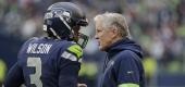 Russell Wilson, Pete Carroll. (AP)