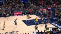 Malik Beasley sinks it from downtown