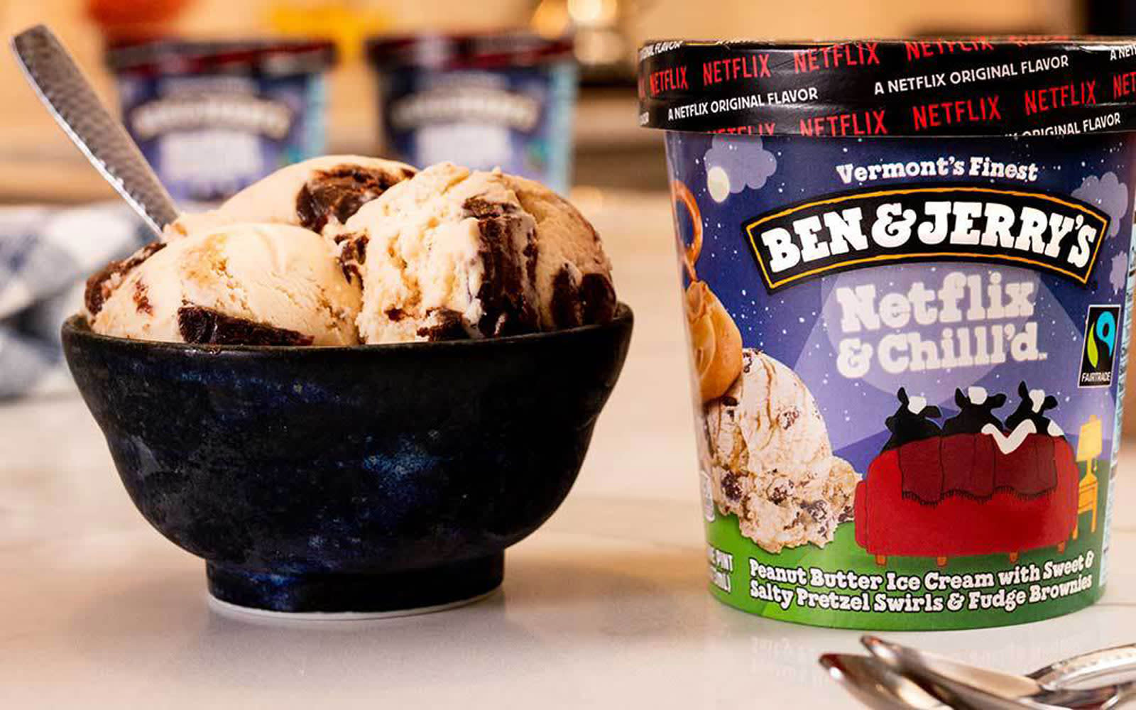 Ben & Jerry’s made a binge-worthy Netflix and Chill’d ice cream flavor ...
