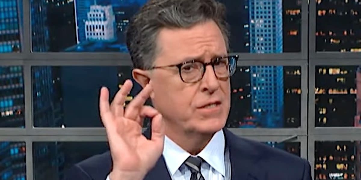 Stephen Colbert Taunts Fox News Host's 'Very Stupid Theory' About Trump