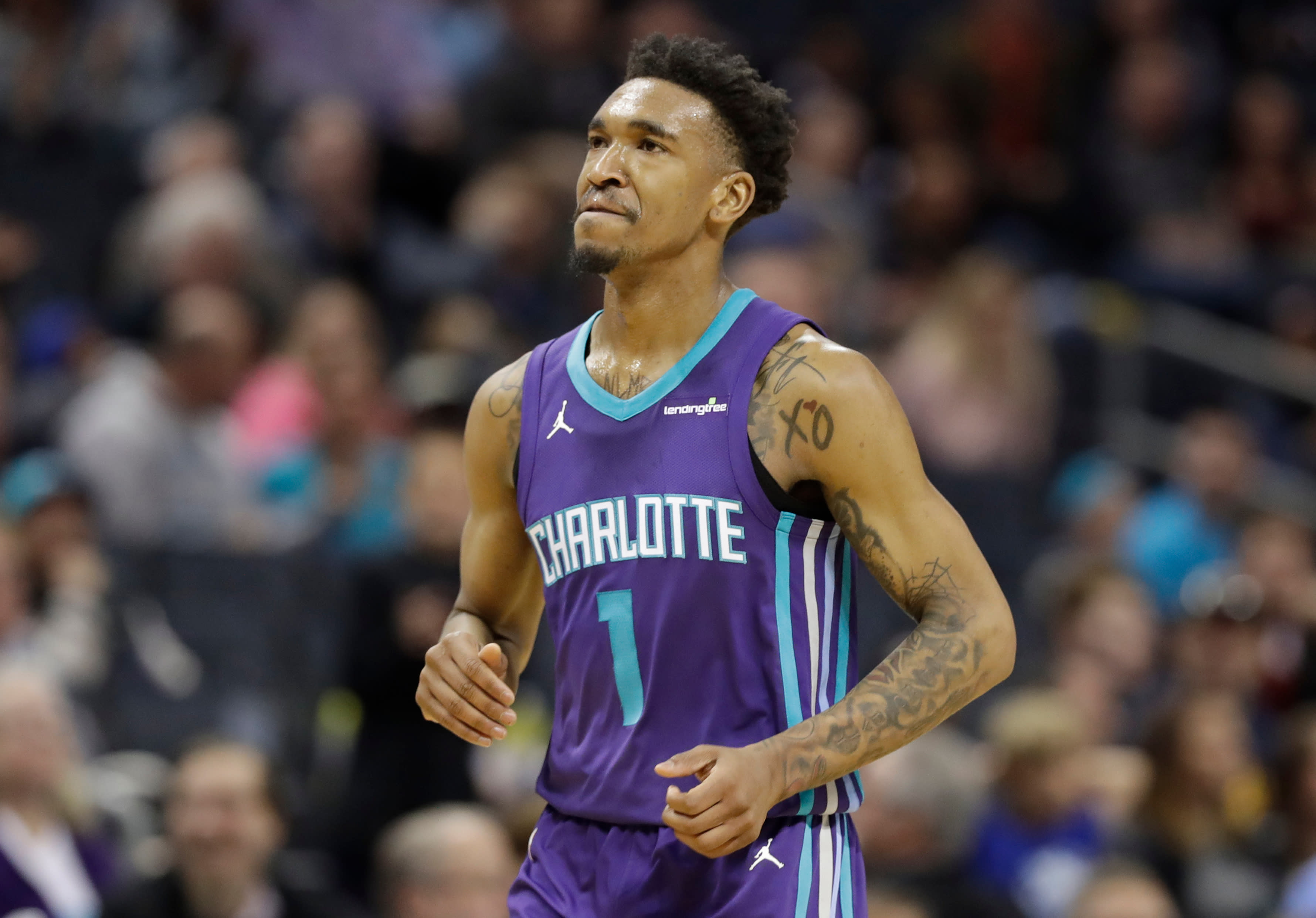 Malik Monk forgets to wear jersey to NBA game