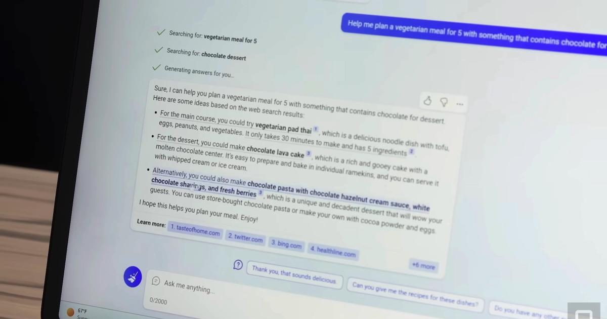 Microsoft sta già lavorando per invertire alcune delle limitazioni che ha imposto agli strumenti di chat AI di Bing