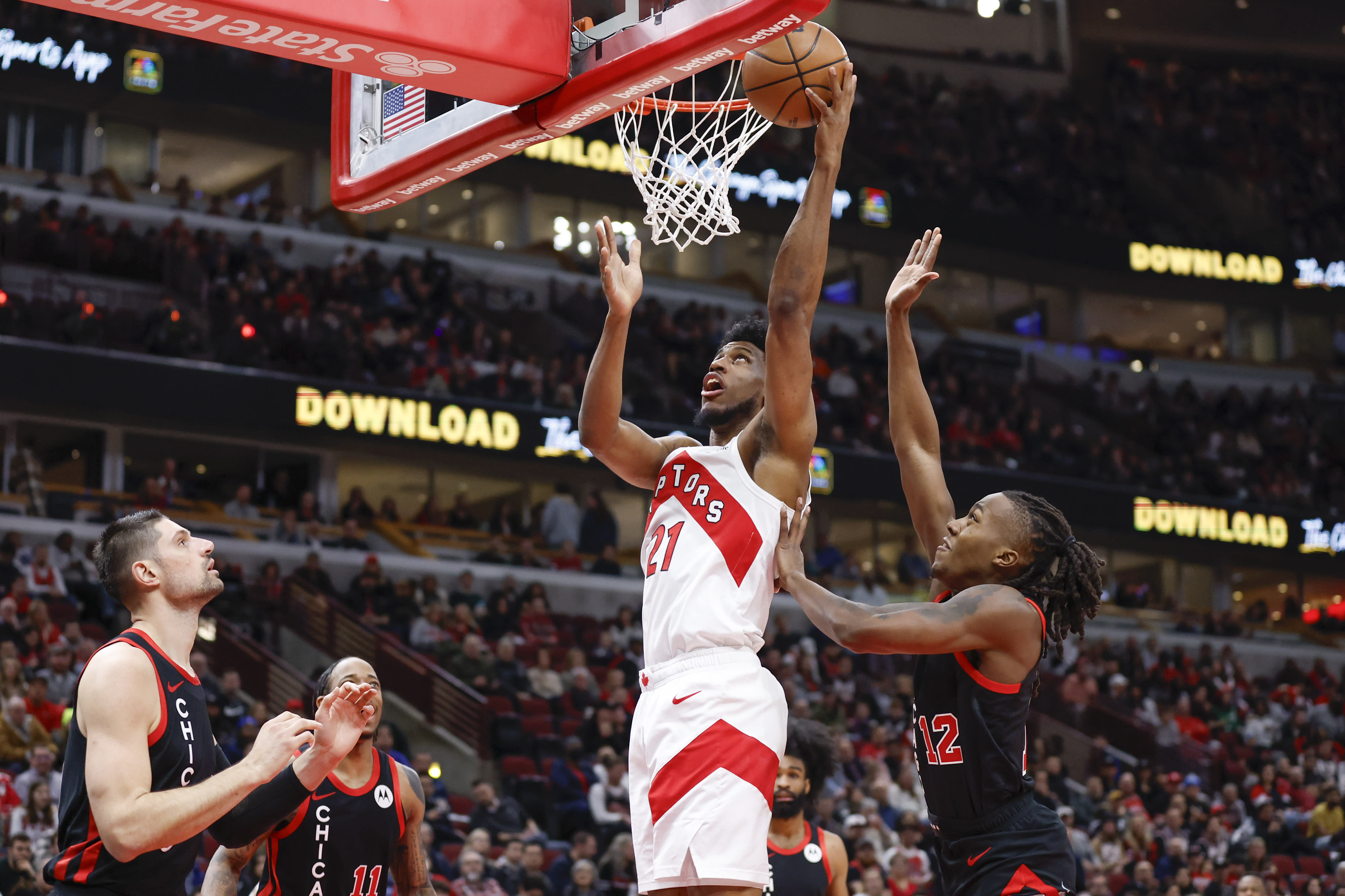 Raptors' Thad Young praises Bulls' Coby White after tormenting former team