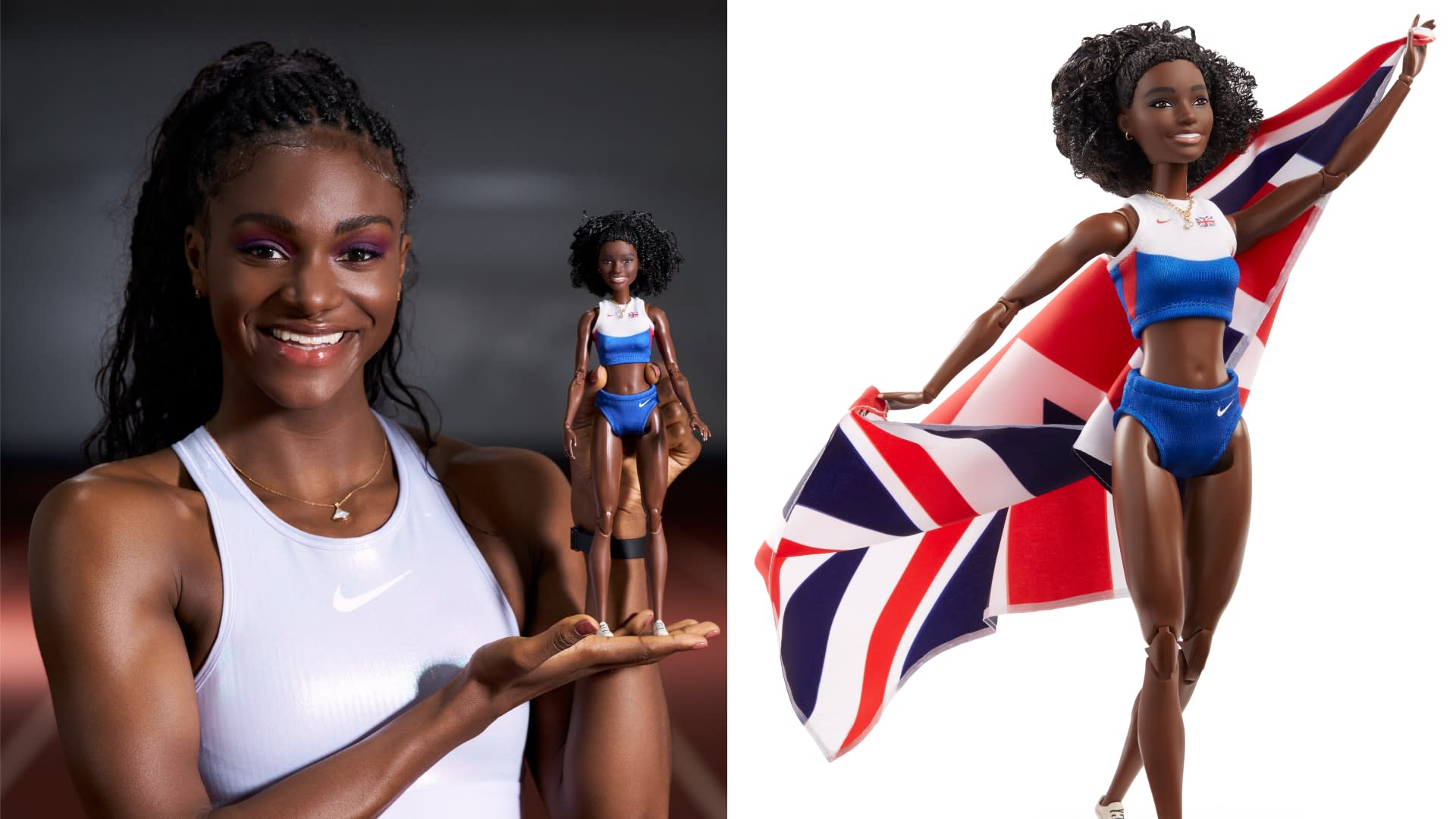 World champion sprinter Dina Asher-Smith made into ‘Shero’ Barbie doll