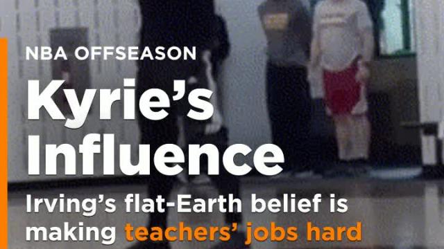 Kyrie Irving's flat Earth belief is making a middle school teacher's job difficult