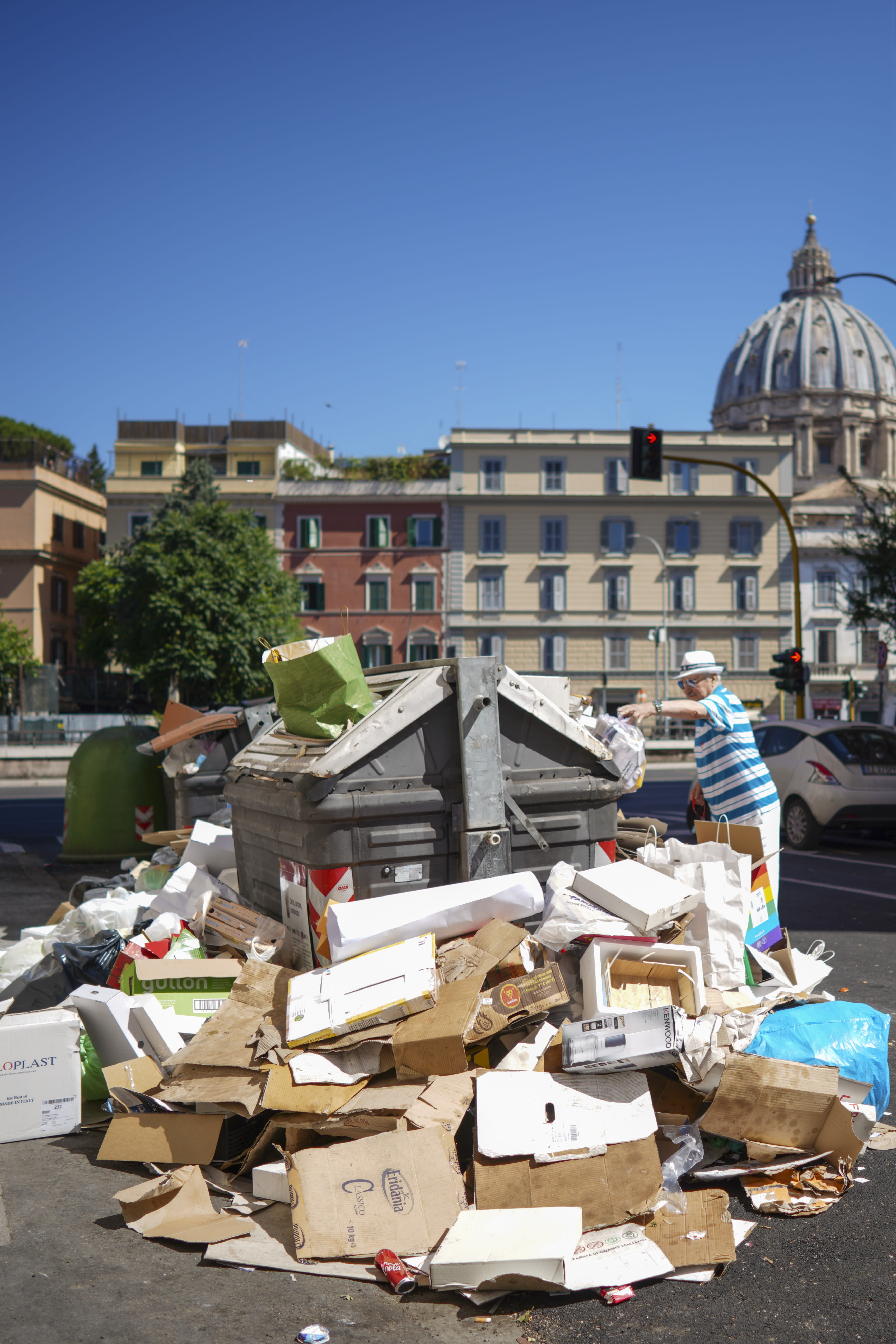 Rome doctors warn of health hazards from city's garbage woes