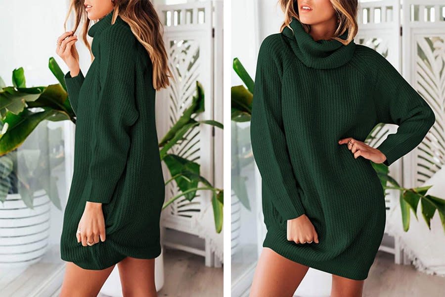 This Sweater Dress From Amazon Is the Coziest Winter Essential