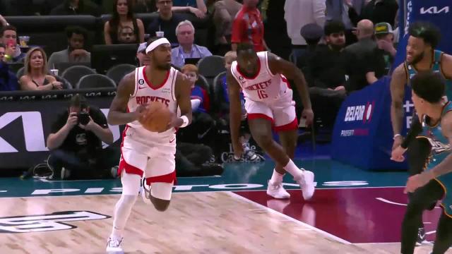 Josh Christopher with a dunk vs the Detroit Pistons